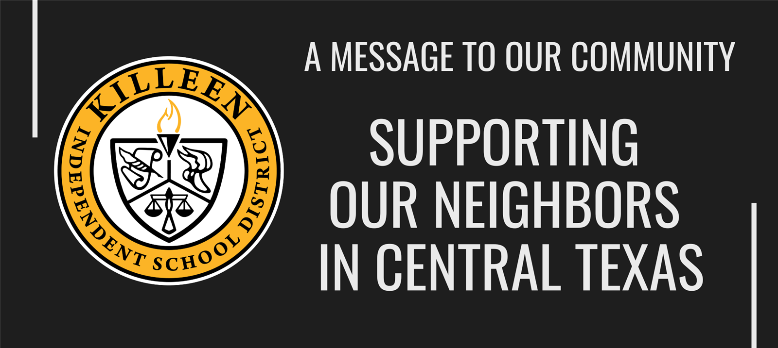 A Message to Our Community: Supporting Our Neighbors in Central Texas 